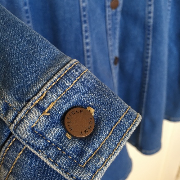 Tommy Hilfiger Denim 8-button mini dress size 2 - Picture 4 of 8